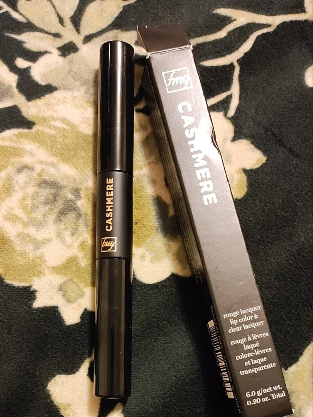 FMG Cashmere Rouge Lacquer Lip Color - Black Packaging